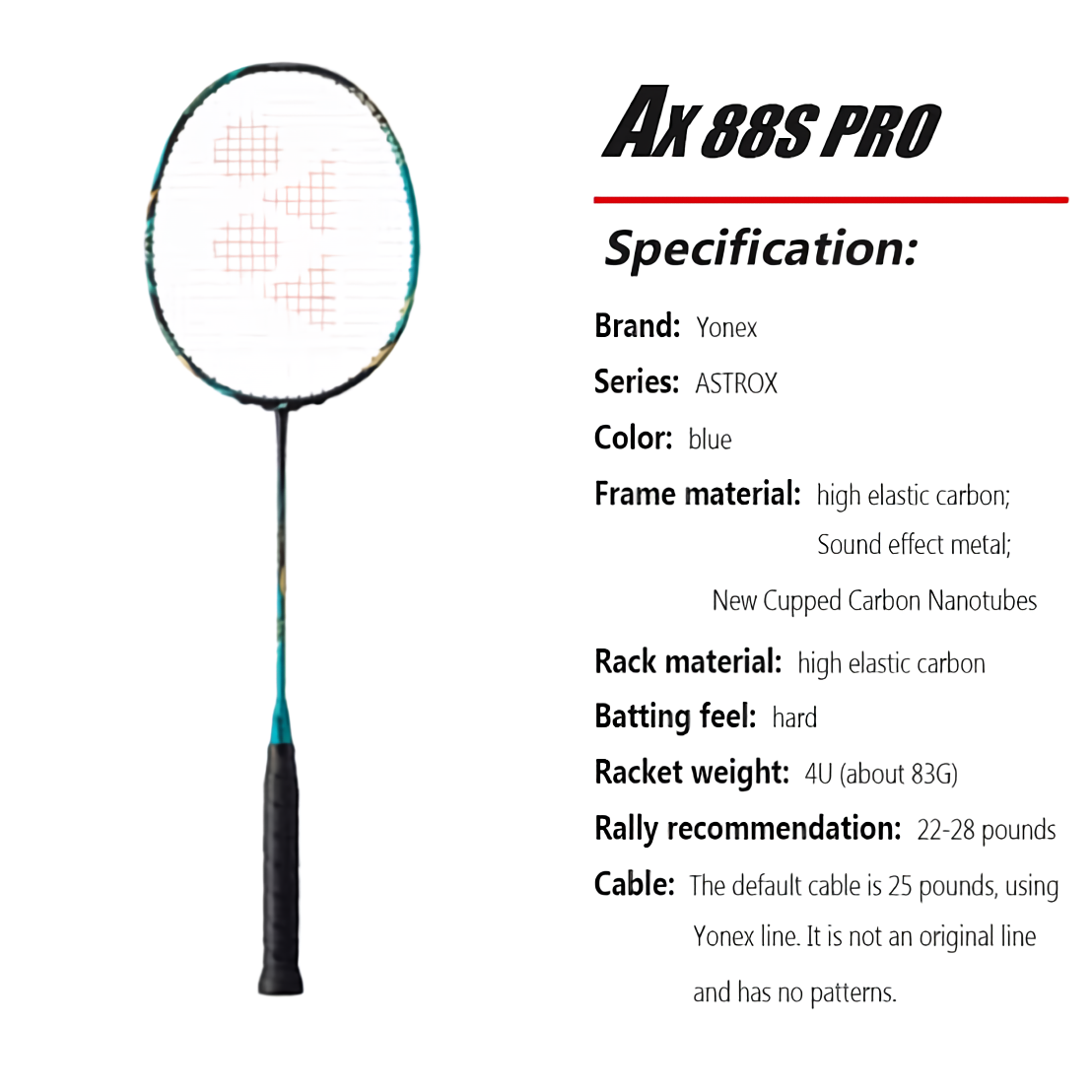 Yonex Astrox 88 S Pro Badminton Racket, 47% OFF