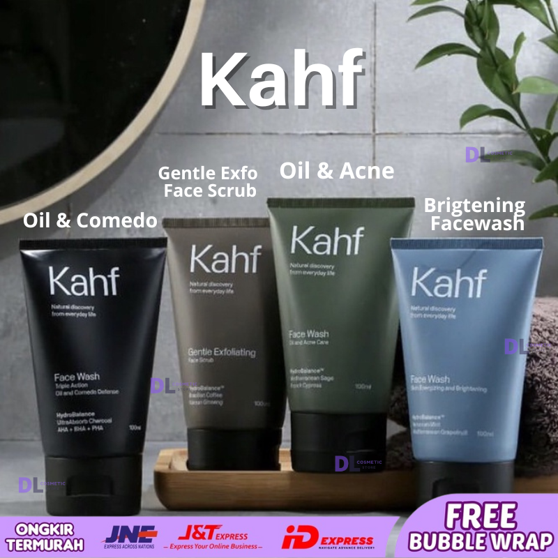 Kahf Face Wash Men [Direct Send] Men's Facial Soap 100ml | Skin ...