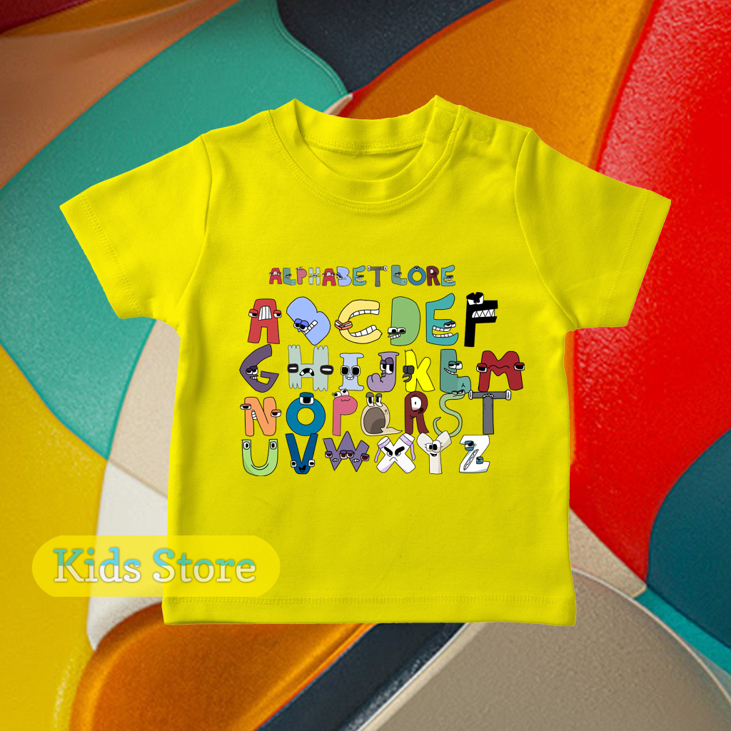 Children's Clothes Alphabet Lore T-Shirt Kids Tshirt Unisex Character ...