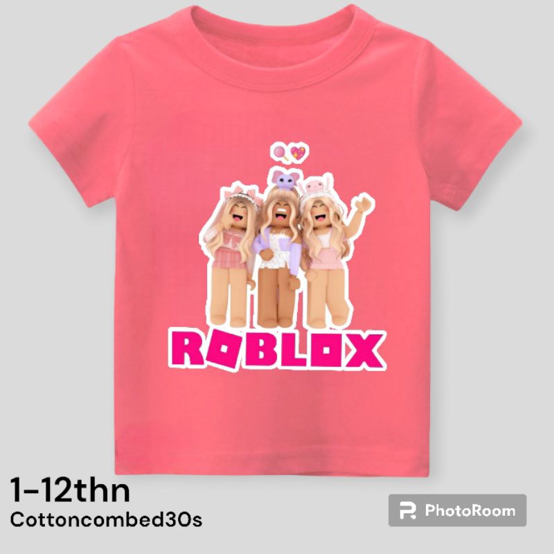 Roblox Clothes For Girls logo printe DTF Shopee Malaysia
