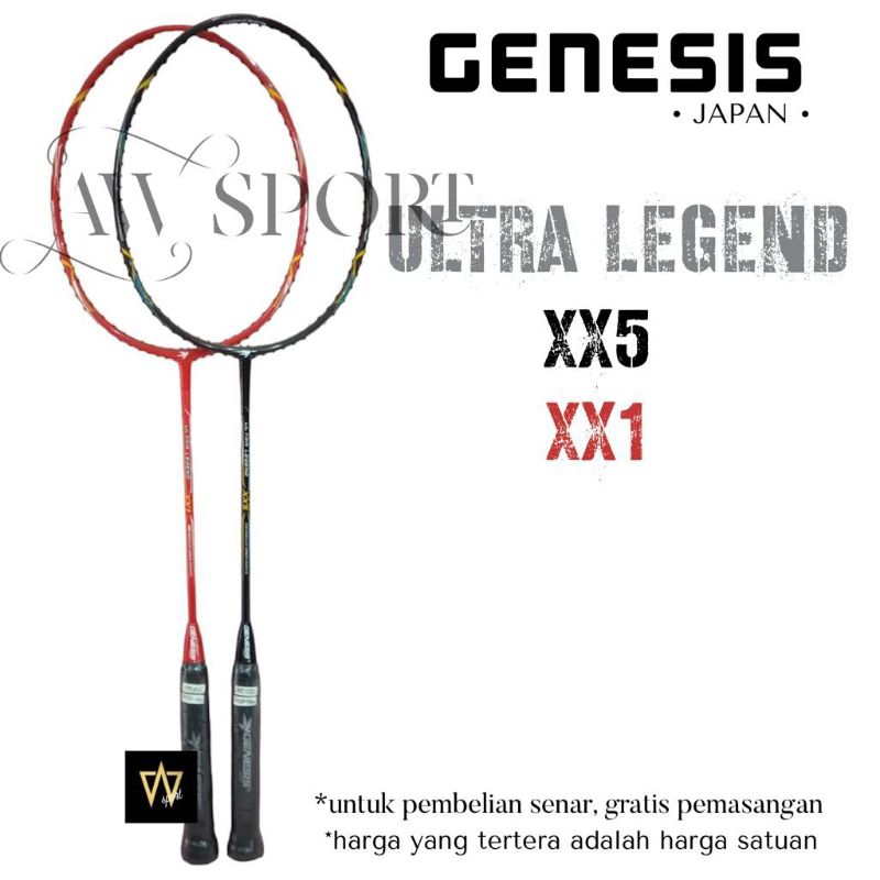 Genesis ULTRA LEGEND XX1 XX5 Badminton Racket Badminton Racket ...