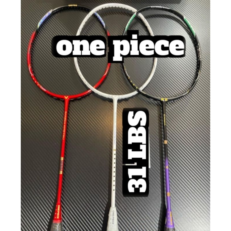 One PIECE ZORO 31lbs BADMINTON Racket FREE GRIP Bag Shopee Malaysia