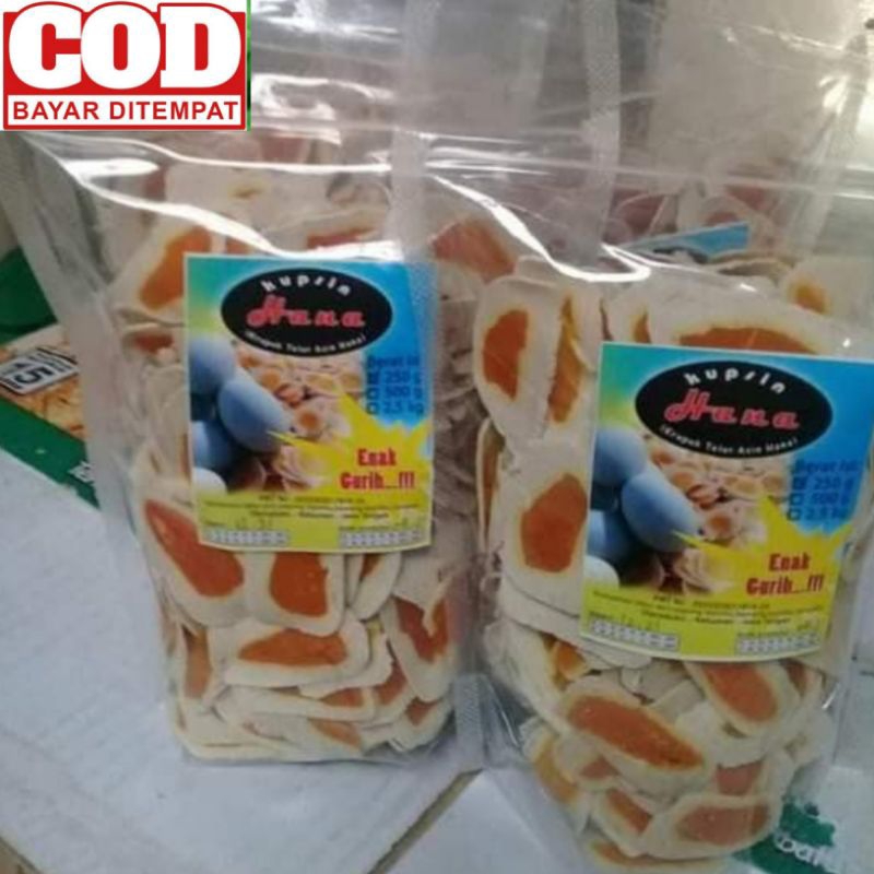 Original Salted Egg Crackers Delicious Crispy Taste cap hana (500grm