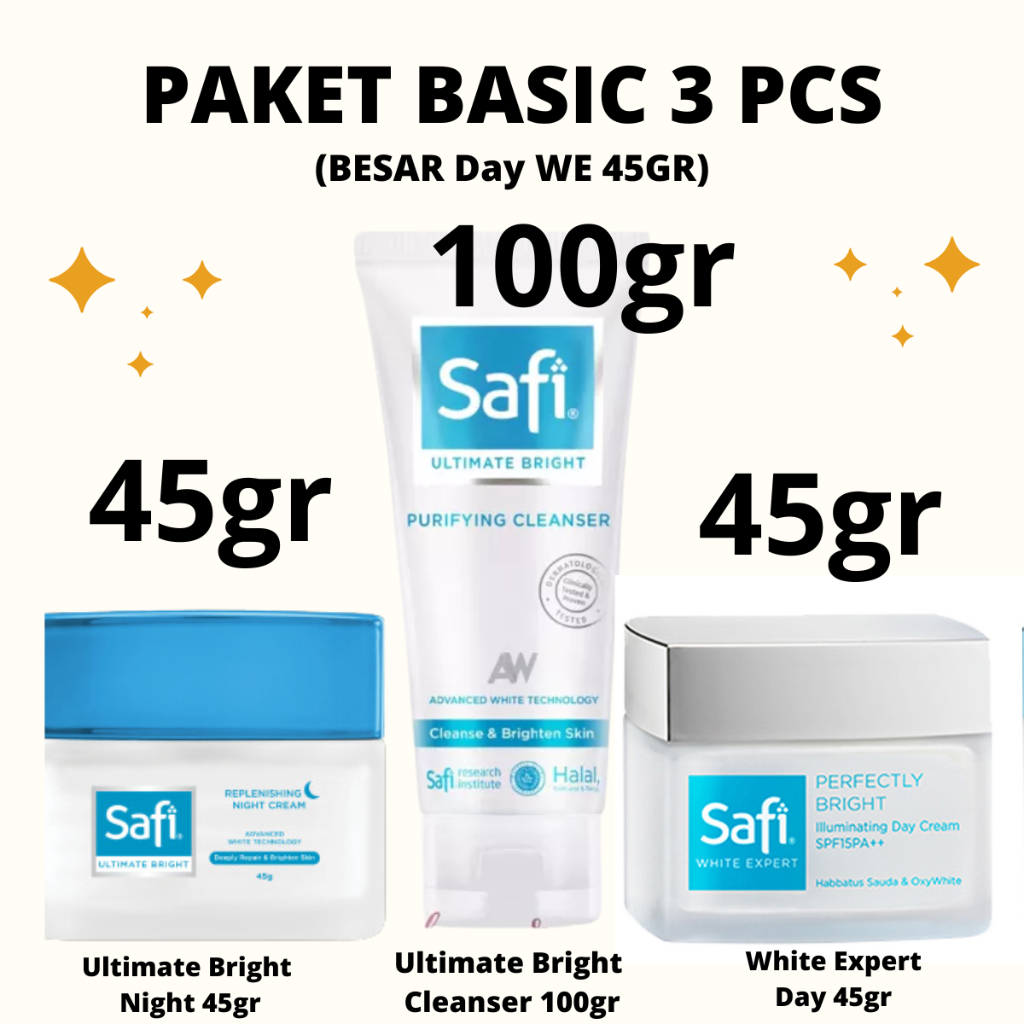 Safi Ultimate Bright Basic Package For All Skin (3pcs) | Shopee Malaysia