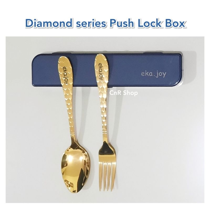 Premium diamond Cutlery custom Engraved set/birthday gift souvenir