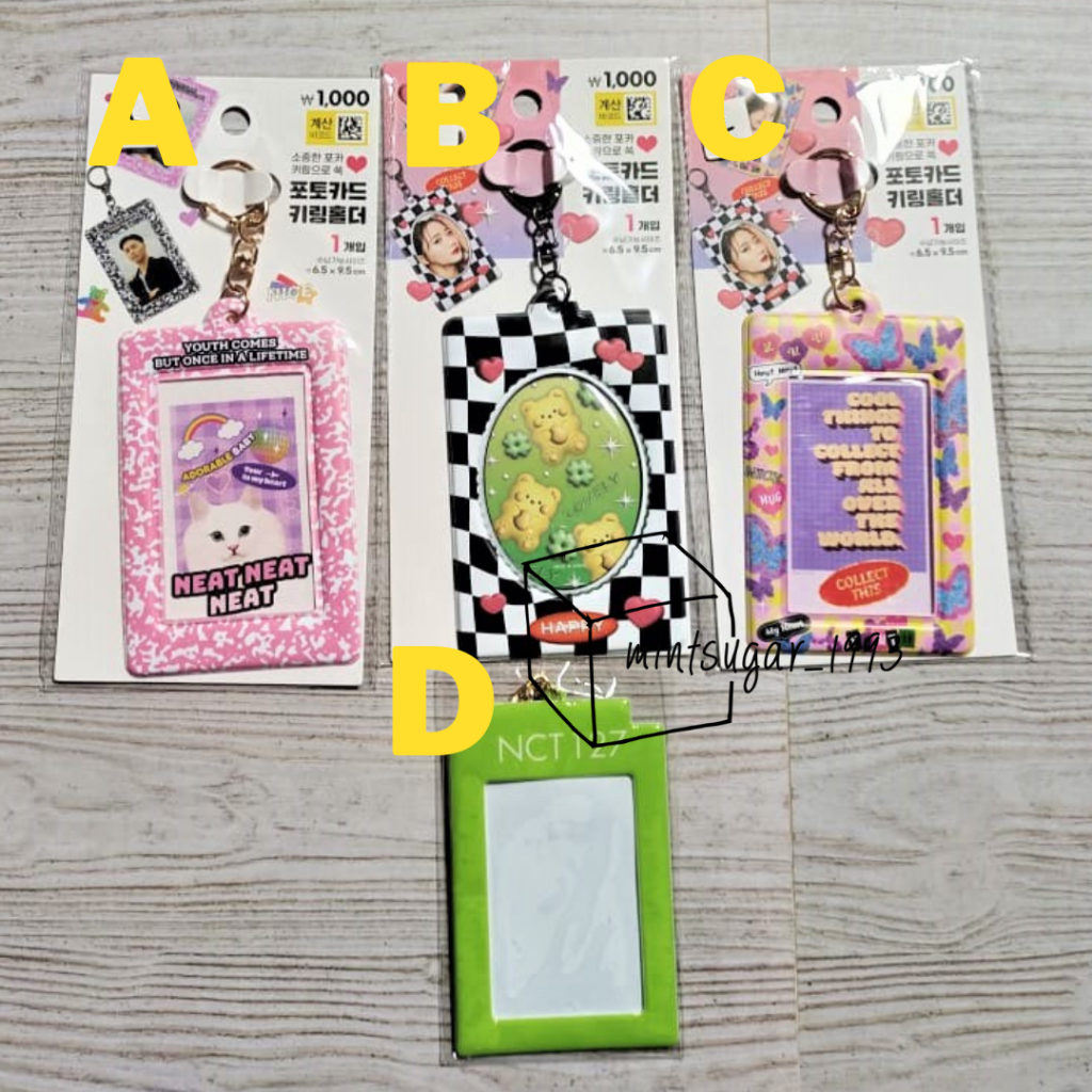 Card HOLDER PHOTOCARD Photostrip HOLDER Korean daiso kpop