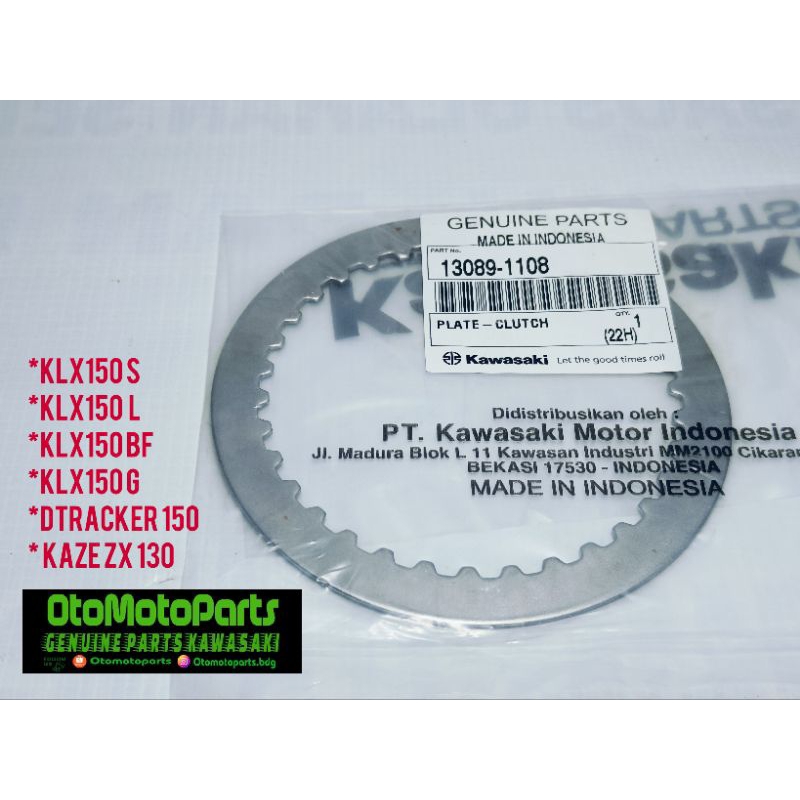 ORIGINAL KLX150 ZX130 CLUTCH PLATE GESEK PLATE 13089-1108