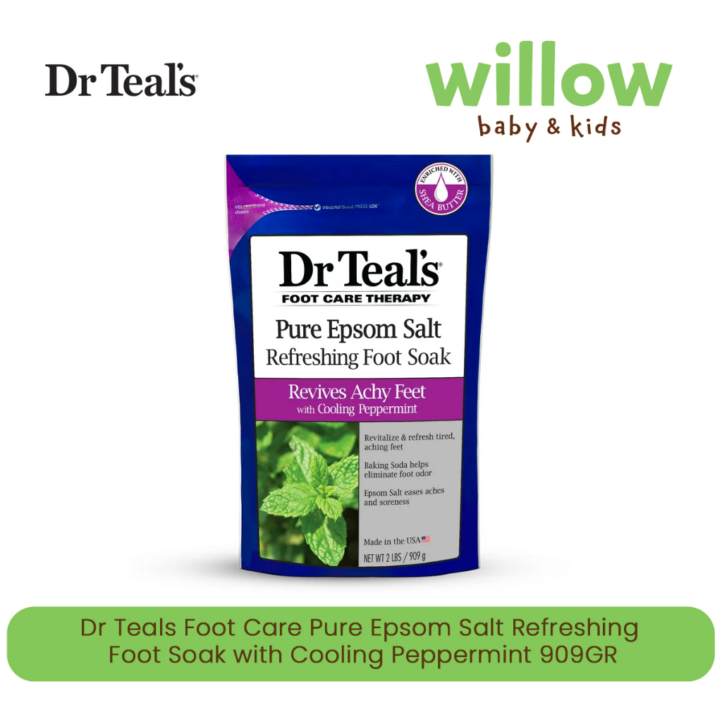 Dr Teals Epsom Foot Soak Cooling Peppermint 909G main image 1