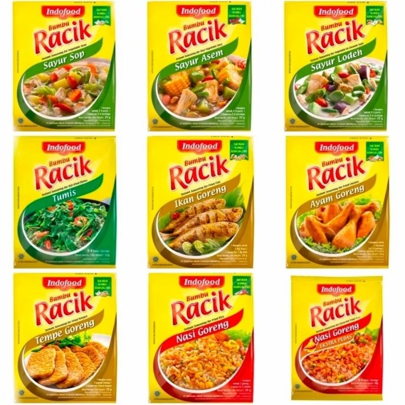 Racik instant seasoning racik fried rice racik tempeh racik fish racik ...