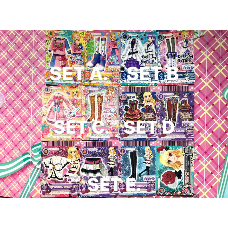 Aikatsu Card Bad Condition Japan Promotion Dress Set Original Japan ...