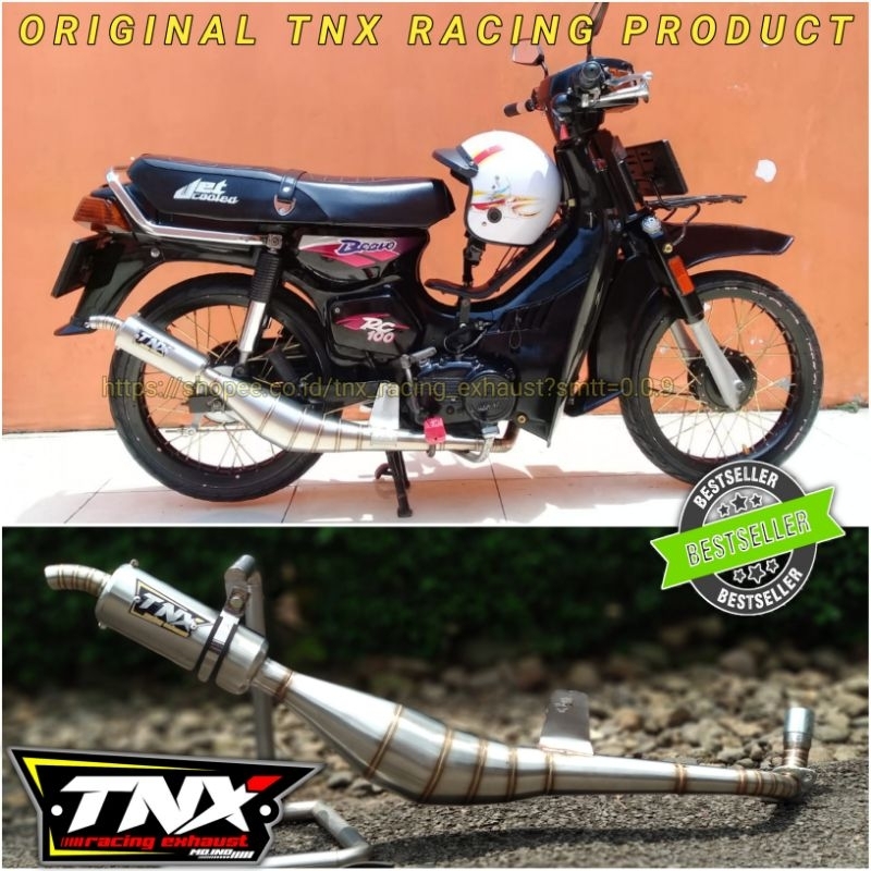 Suzuki Bravo Rc100 Rc80 Stainless TNX Racing Exhaust Crisp Sound Great ...