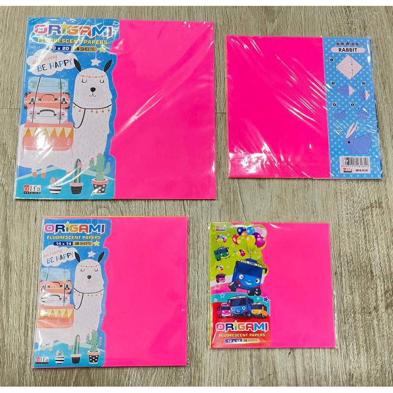 Colorful Origami Paper/Origami Paper/Folding Paper Shopee Malaysia