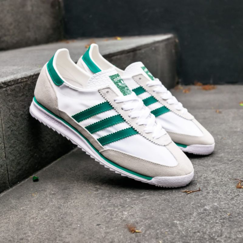 Adidas sl72 white green Men's sneakers Shoes | Shopee Malaysia