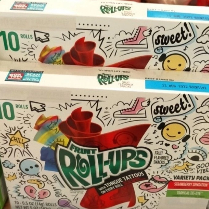 Fruit ROLL UPS CANDY IMPORT US CANDY Unit PER 5pcs Shopee Malaysia