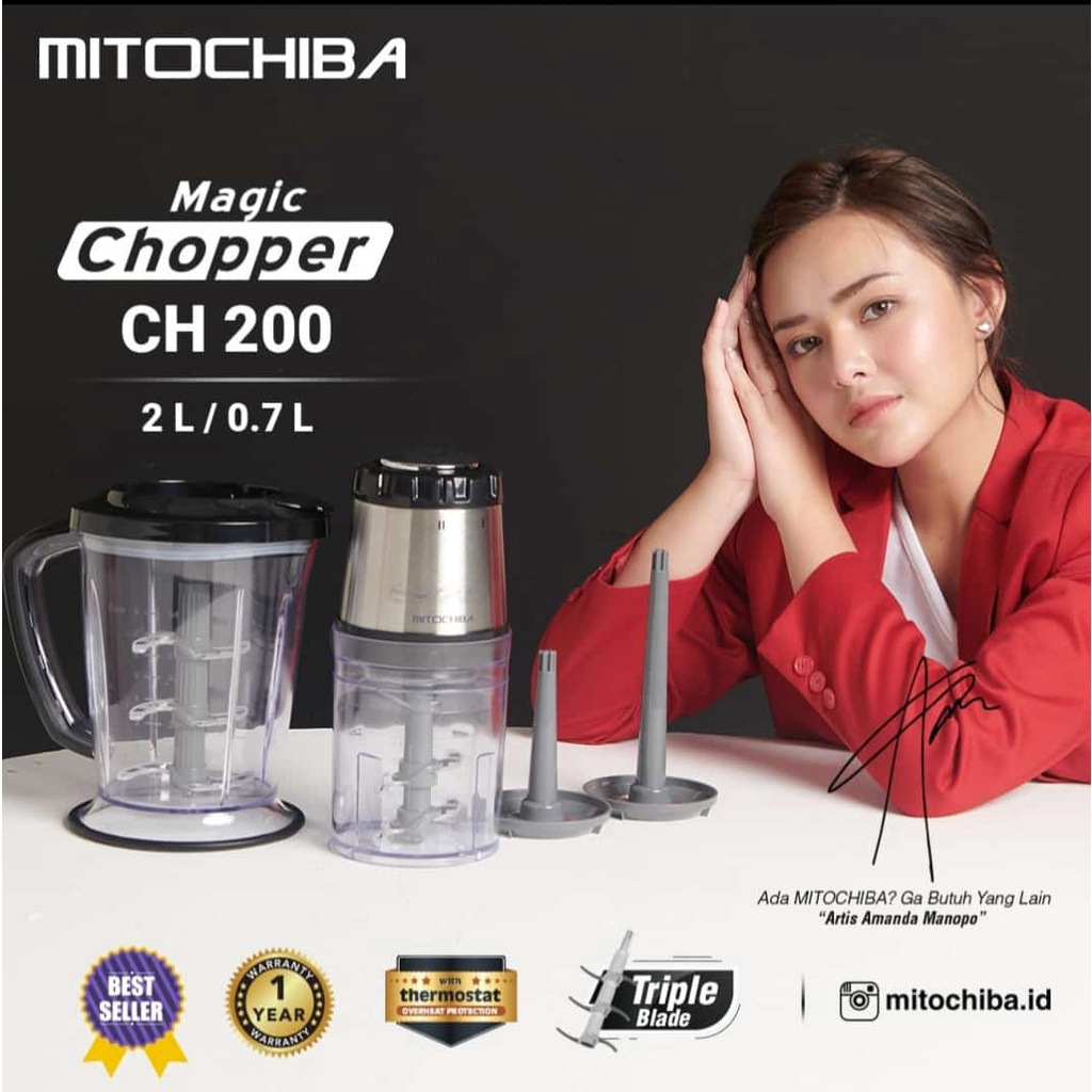 Mitochiba Food Chopper CH200/Food Processor MITOCHIBA CH100/MITO Meat