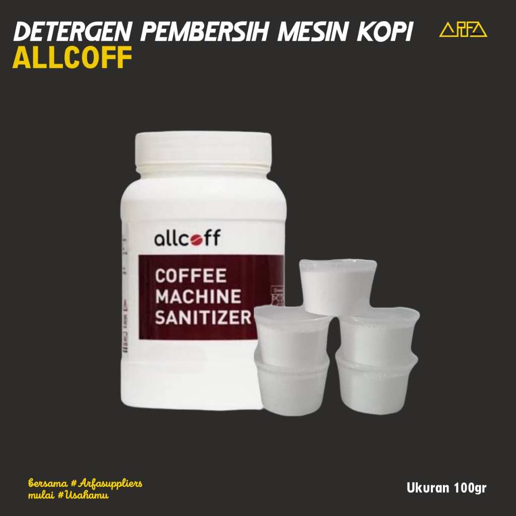 MESIN Espresso Coffee Machine Detergent Descaler Powder 100gr Shopee