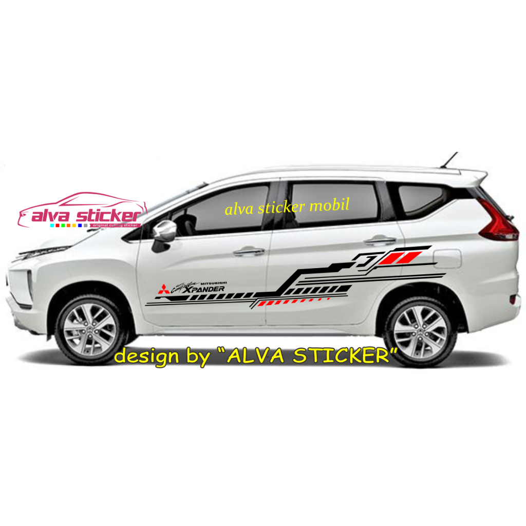 Sticker XPANDER SIDE BODY SIDE Car STICKER MITSUBISHI XPANDER CROSS