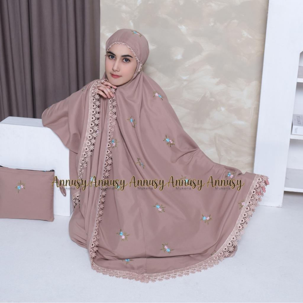 KATUN ANNUSY - Safia Luxury Embroidered Premium Cotton Adult Prayer ...