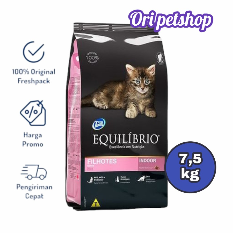 Equilibrio KITTEN Cat Food 7.5kg Package Special Expedition Shopee