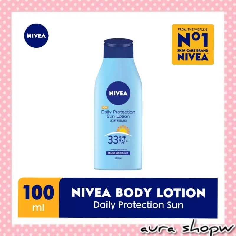 Nivea BODY LOTION DAILY PROTECTION SUN SPF33 PA+++ Shopee Malaysia