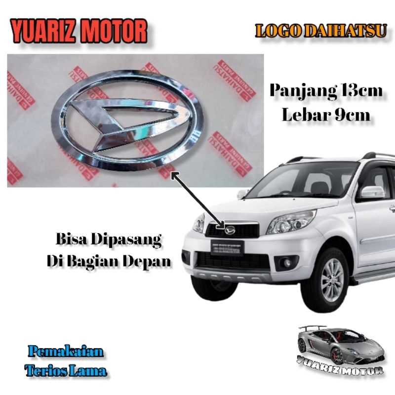 Daihatsu Terios Lama Original Front Grill Logo/Daihatsu Terios Lama ...