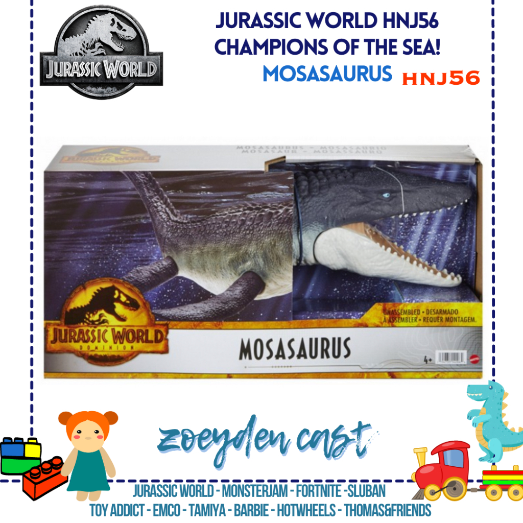 Jurassic World Dinosaur Champions Of The Sea Mosasaurus Hnj56 Shopee Malaysia