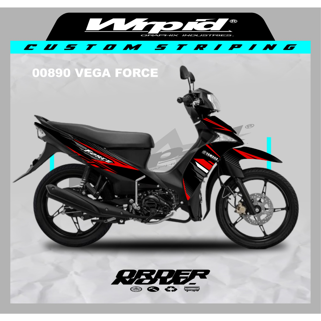 00890 sticek striping And fullbody motor vega force simple racing Line ...