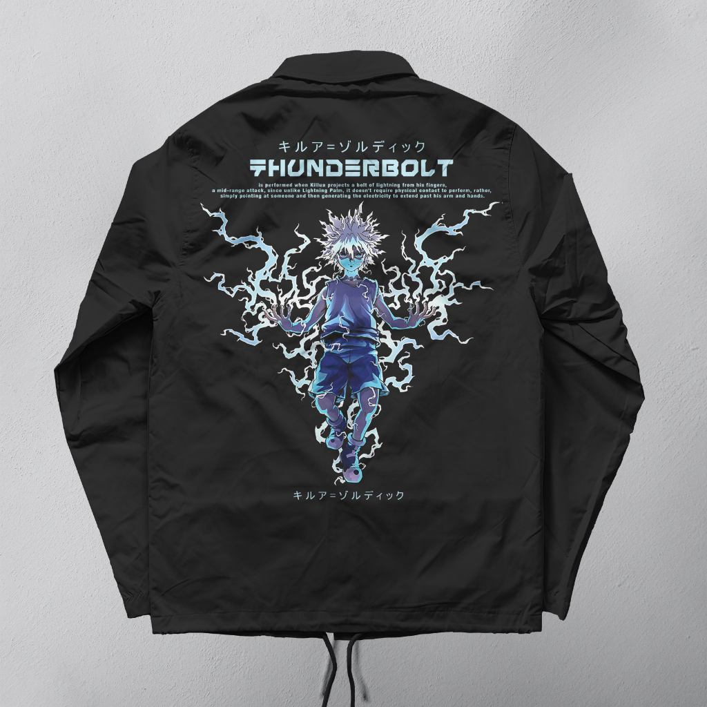 Hunter x Hunter Killua Zoldyck Anime Coach Jacket | Shopee Malaysia