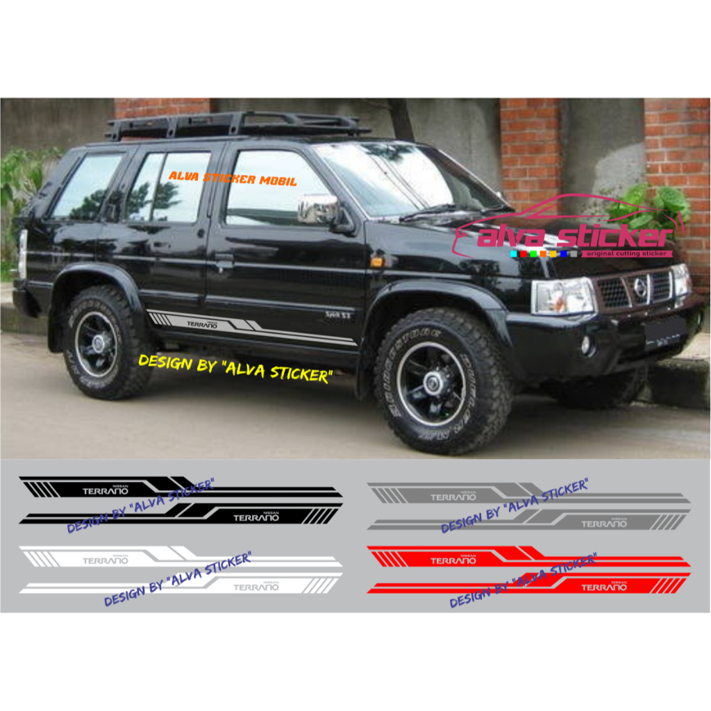 (ALVA) Nissan TERRANO Car STICKER ALL Types Can STICKER Side LIST
