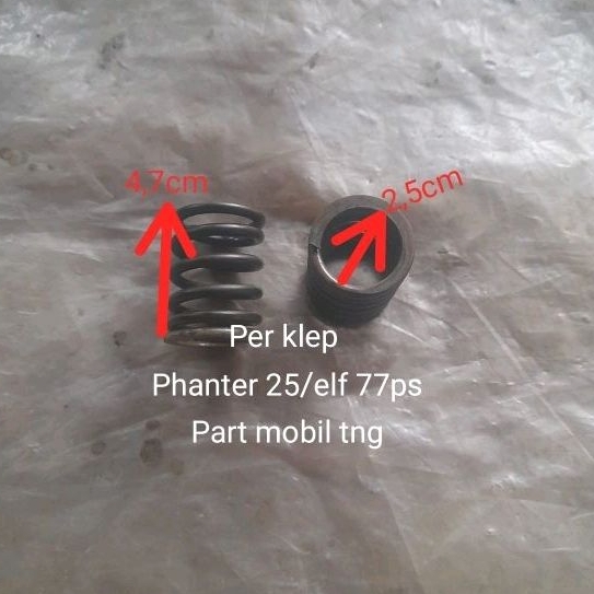 Valve Spring/Vate Cap Isuzu Panther 25 Elf Nhr 55 77ps 4JB1 4JB2 Per Pc ...