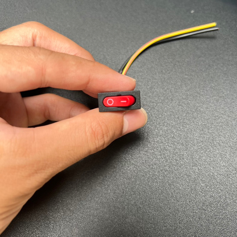 Flat on and off switch with 2 cables, universal switches, waterproof ...