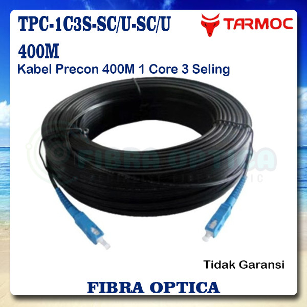 400 Meter Preconnectorized FO Cable|Precon Fiber Optic 400M Dropcore ...