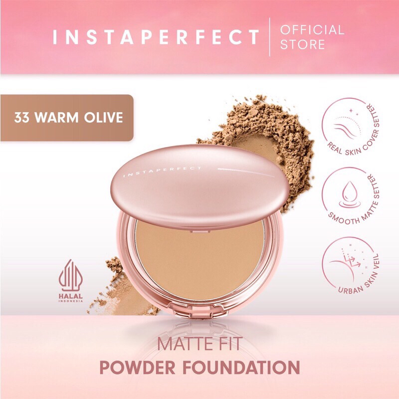 Instaperfect Matte Fit Powder Foundation - Instaperfect Powder - Wardah ...