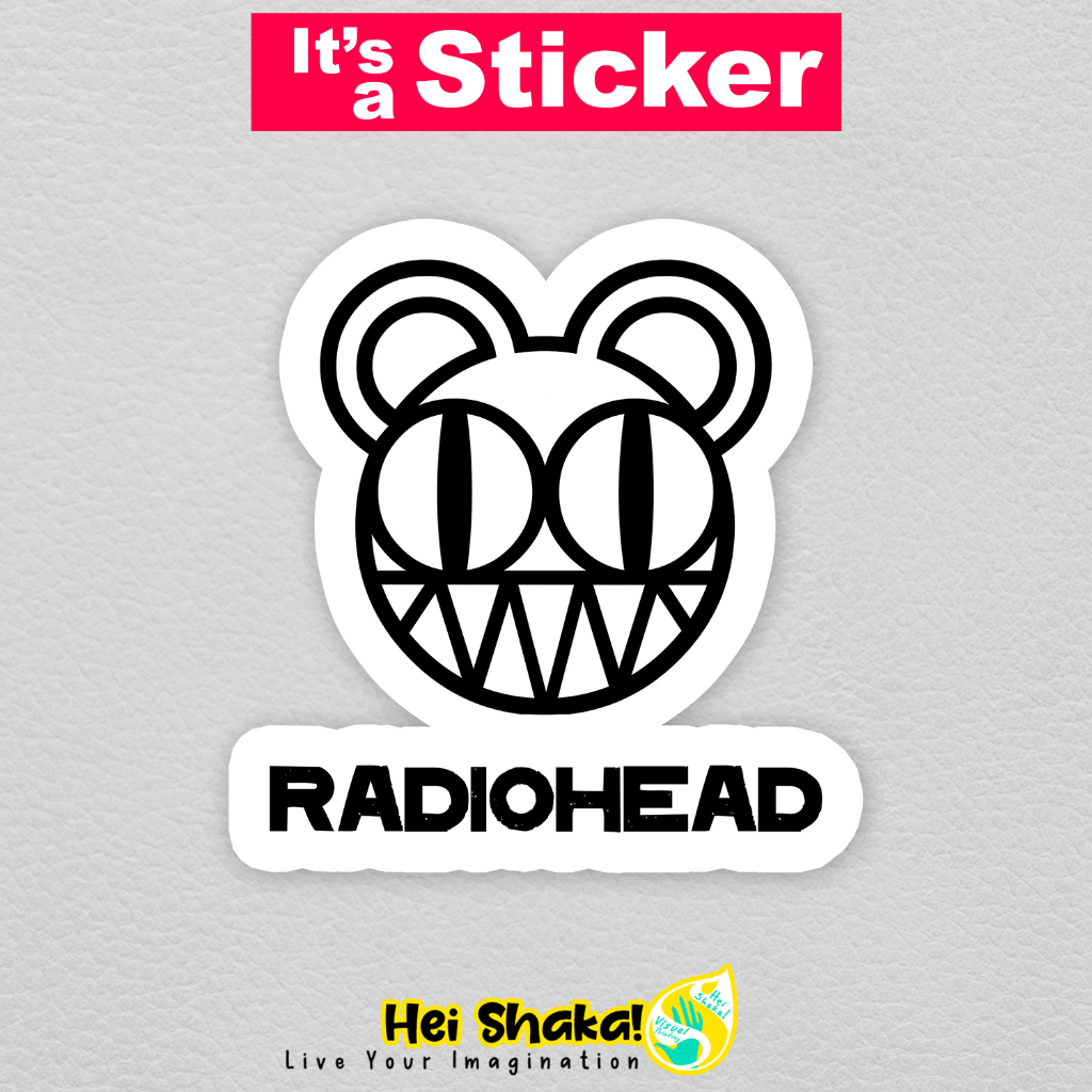 Radiohead Sticker Waterproof Vinyl Band Music Sticker | Shopee Malaysia