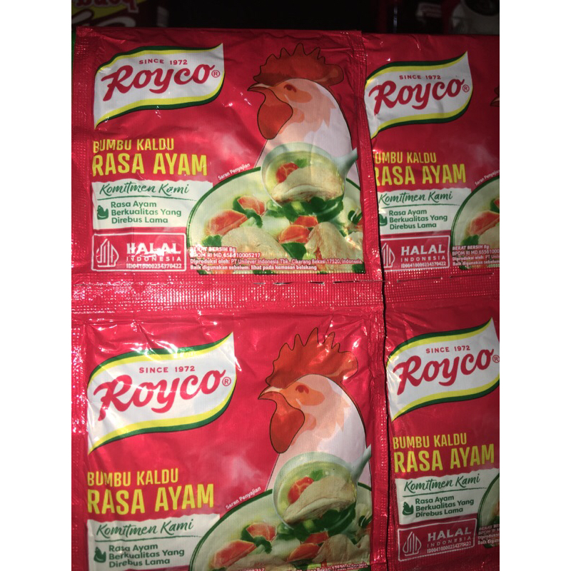 Royco Beef Chicken Broth Seasoning 1 Contents 12 Sachets Shopee Malaysia