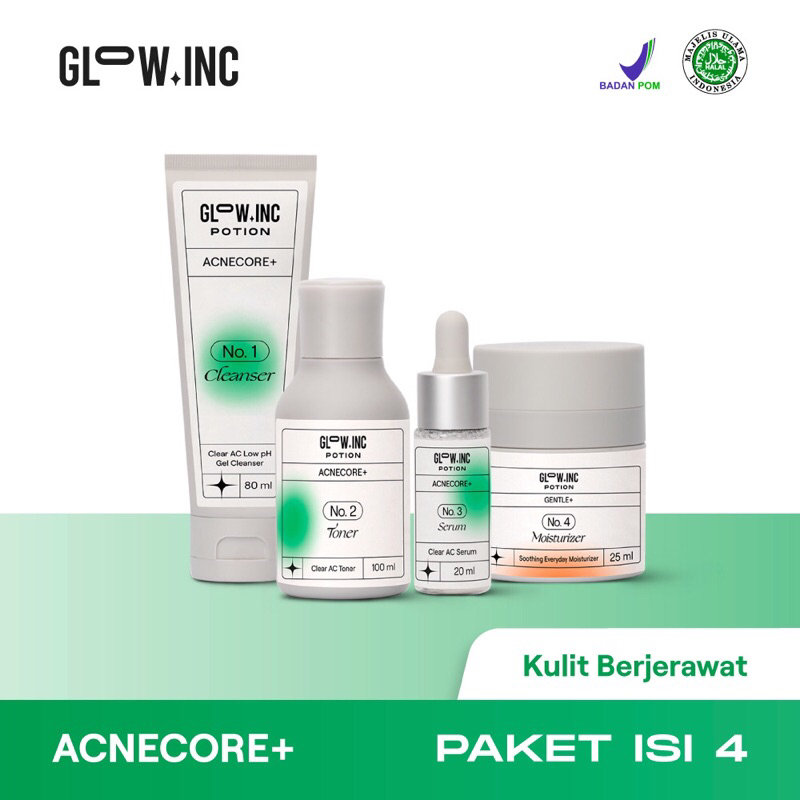 Glowinc POTION ACNECORE Package+ (For Acne-Prone Skin) | Shopee Malaysia
