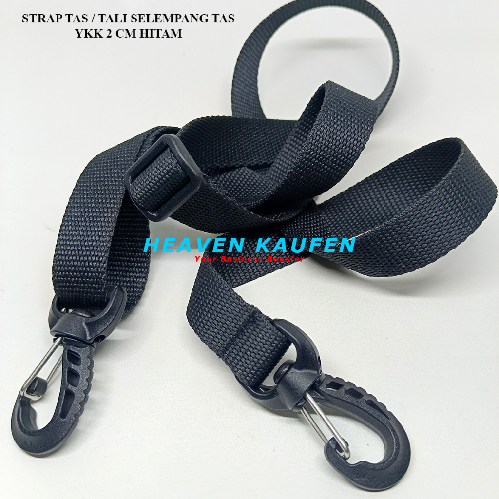 HITAM Ykk Men's Sling Strap Sling Bag 2cm Width Black Color High