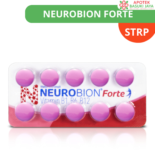 Neurobion FORTE Neurotropic Pink Vitamin B Complex B1 B6 B12 10 Tablets ...