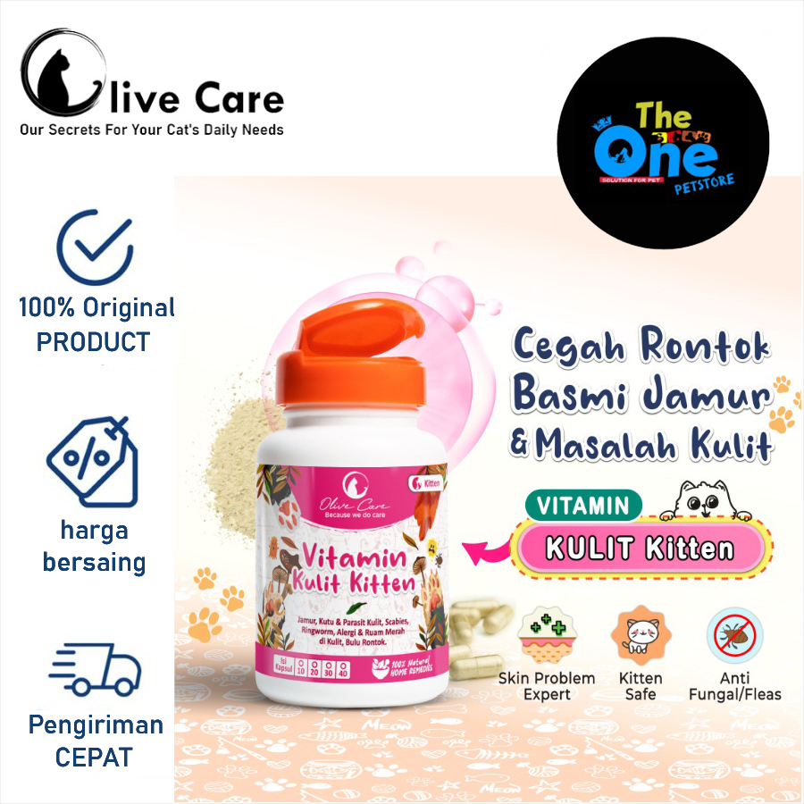 Vitamin Kitten Parasite Fungus Scabies Ringworm Fall Olive