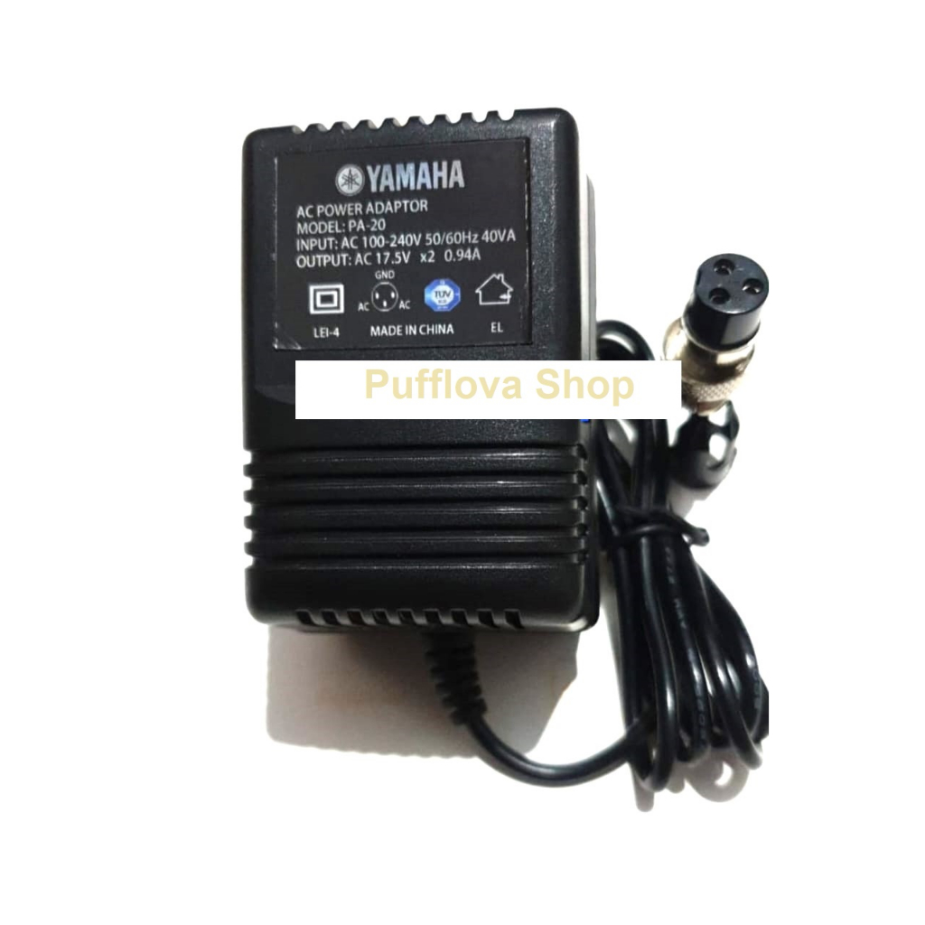 Mixer Adapter Yamaha MG Series MG166CX MG82CX MG124CX 17.5VX2 0.94A (AC