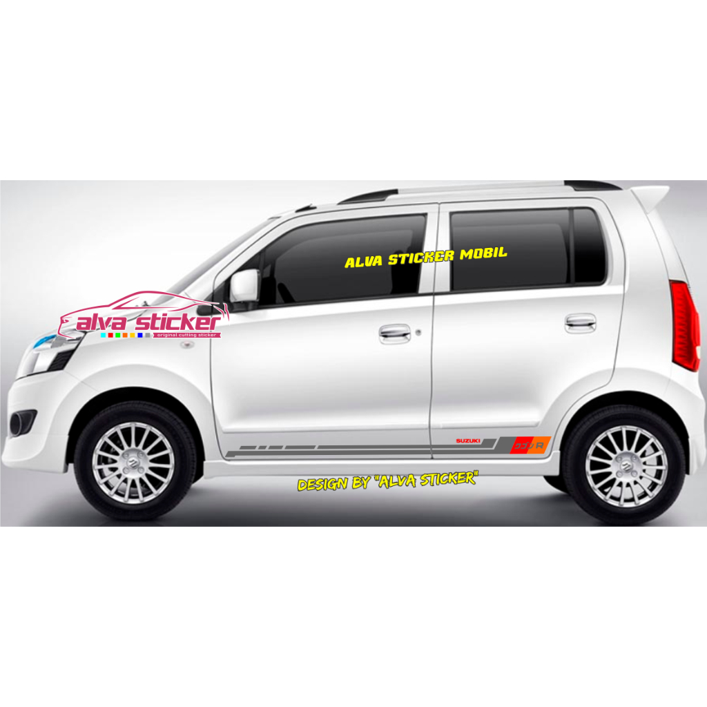 New sticker wagon R sticker list cutting kanji jdm sticker Car body ...