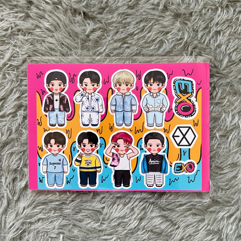 BTS Sticker EXO/ Enhypen/ NCT Dream/ NCT 127/ Seventeen/ Treasure