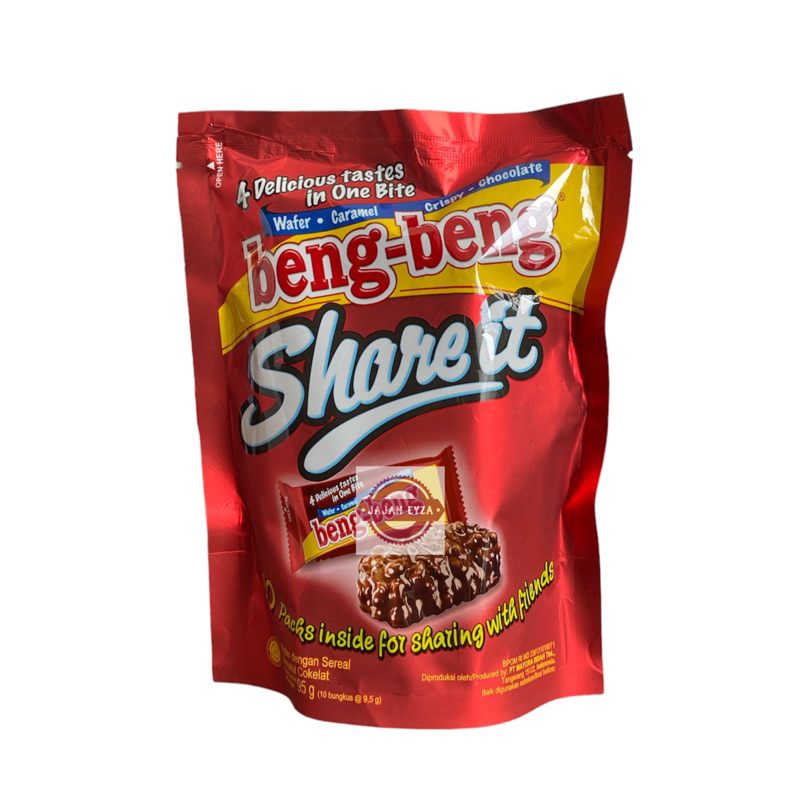 Mayora BENG BENG SHARE IT/Chocolate Coated Cereal WAFER/CARAMEL WAFER ...