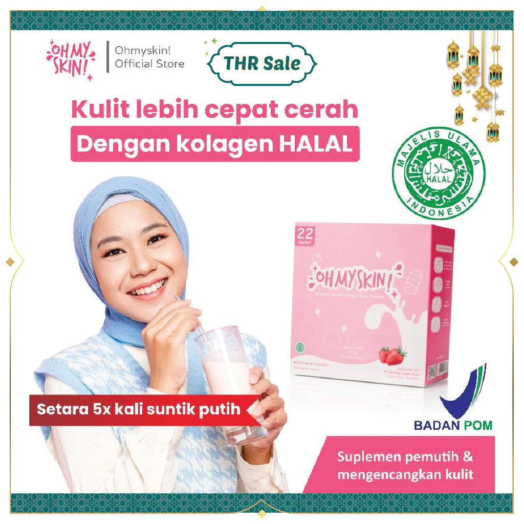 (Buy 2 Boxes 22 Sachets Free 1 box 10 Sachets) Oh My Skin! Collagen