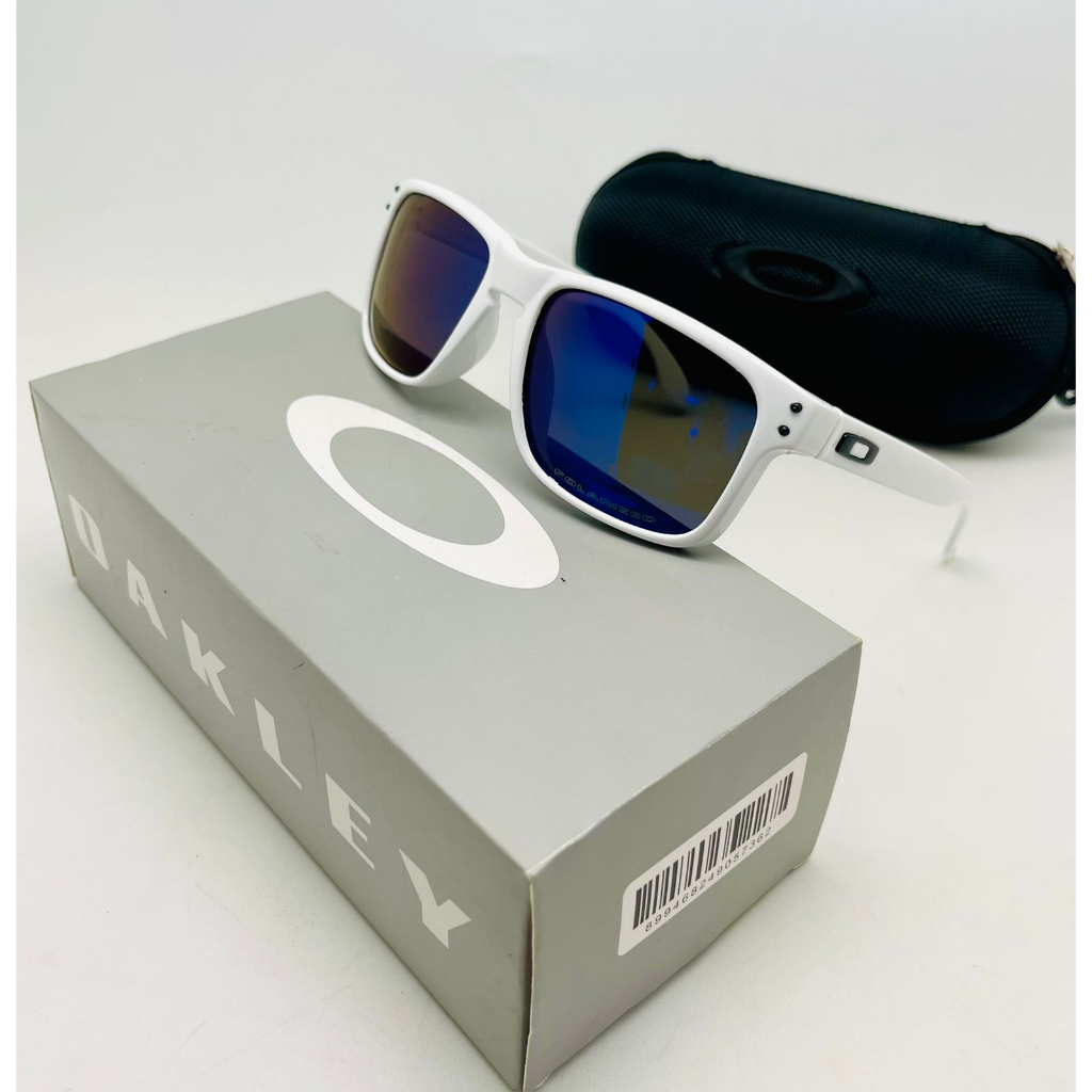 PRIA New Men's Glasses OAKLEY HOLBROOK Special POLARIZED LENS BLUE FRAME  WHITE FULLSET | Shopee Malaysia