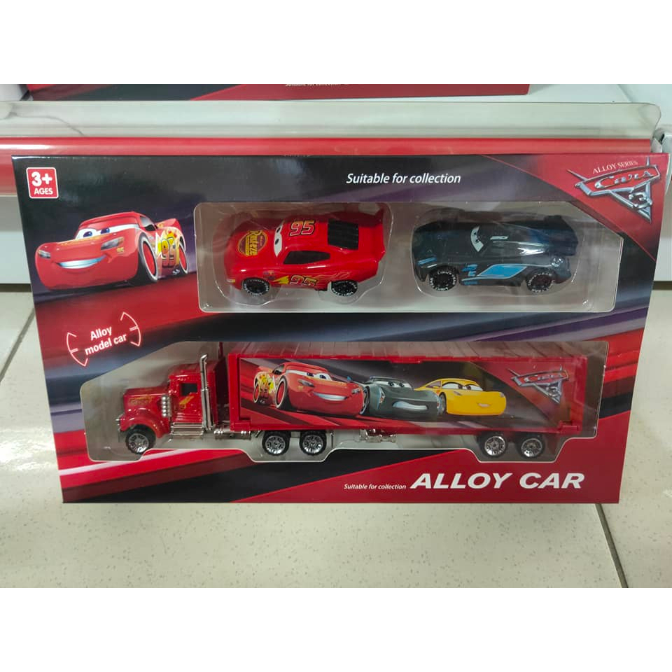 Diecast Container Cars McQueen Truck Container Car Toys | Shopee Malaysia