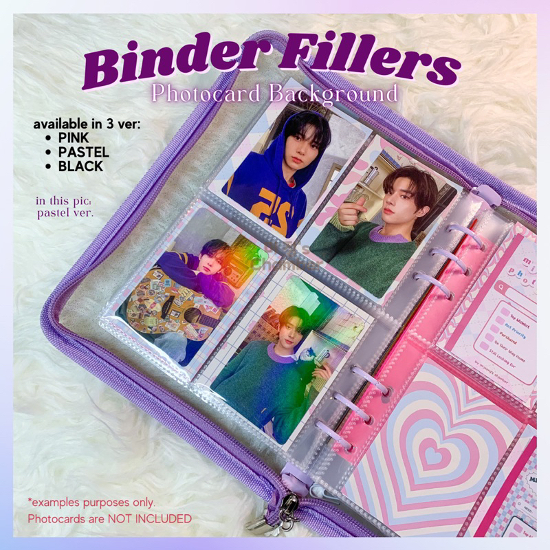 Photocard background - Binder Fillers pc background by mijeong's ...
