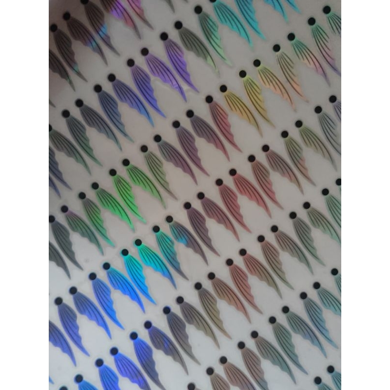 52 Pcs Wave Point Metal Jig Fish Fin Stickers 26 Pairs (Very Slime ...