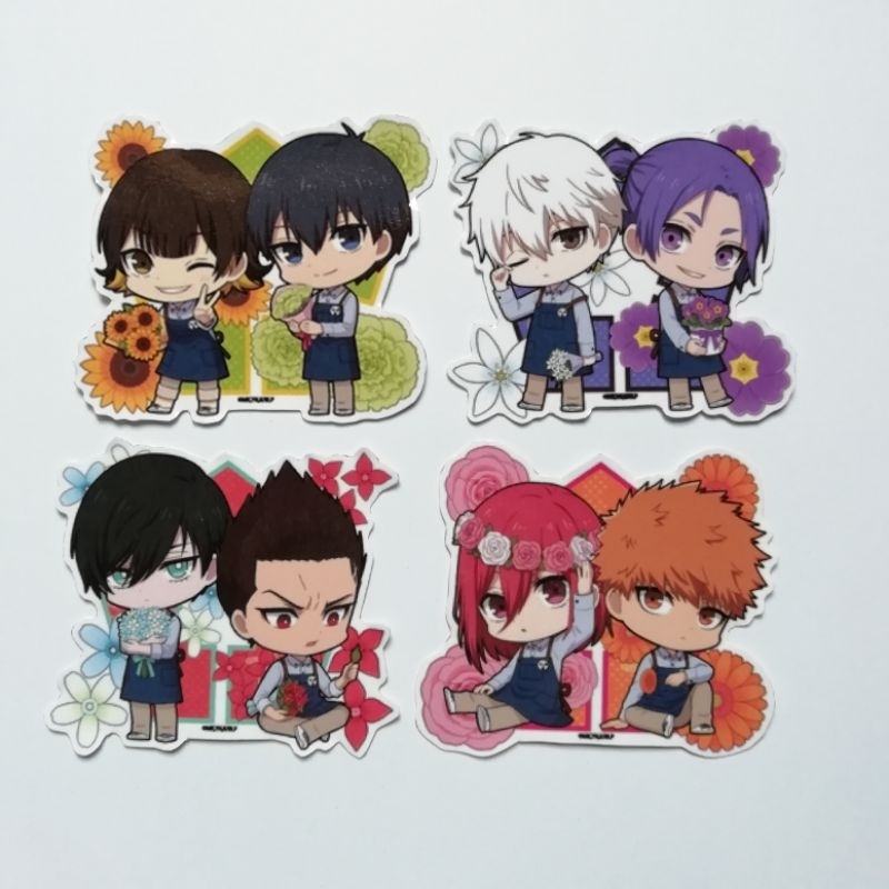 [ST-A-26] Sticker Anime Blue Lock Sticker Blue Lock Flower Sticker ...