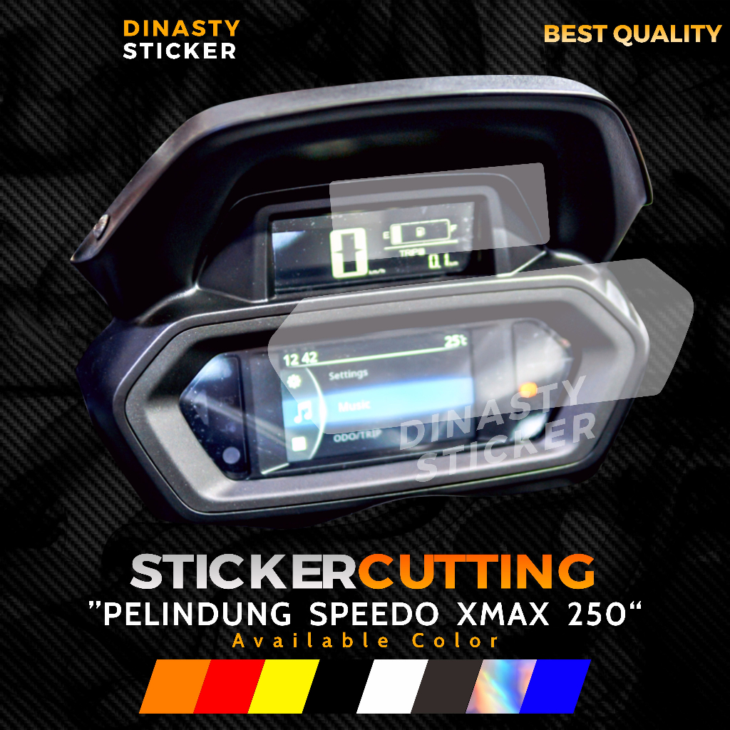 Sticker CUTTING STICKER Protector SPEEDOMETER XMAX 250 2023 Shopee